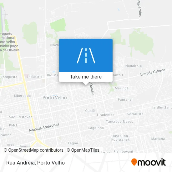 Rua Andréia map