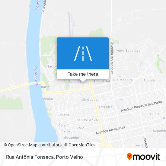 Rua Antônia Fonseca map