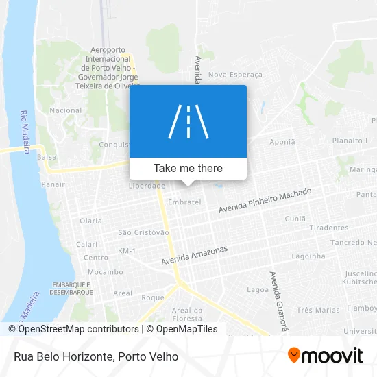 Rua Belo Horizonte map