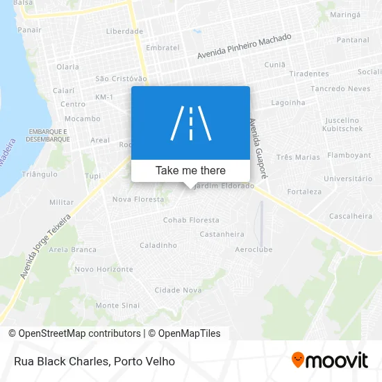 Rua Black Charles map