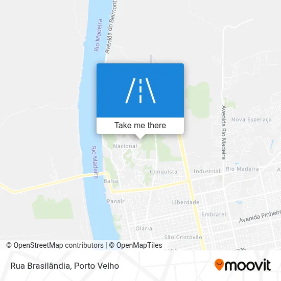 Rua Brasilândia map