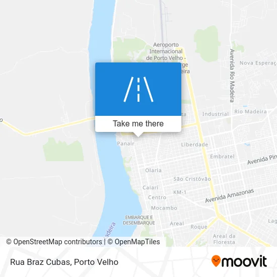 Rua Braz Cubas map