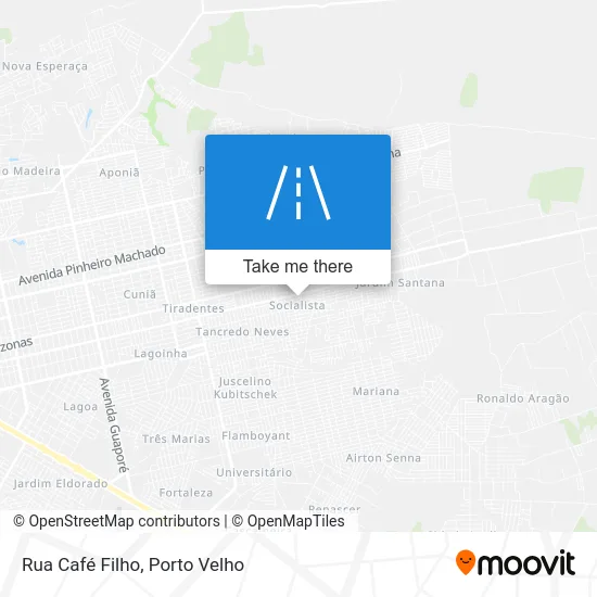 Rua Café Filho map