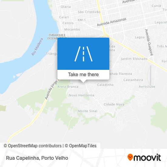 Rua Capelinha map