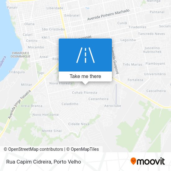 Rua Capim Cidreira map