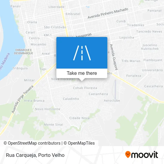 Rua Carqueja map
