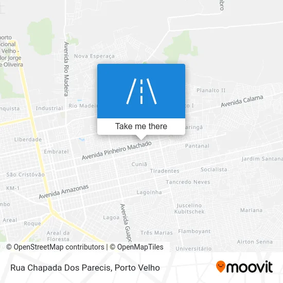 Rua Chapada Dos Parecis map