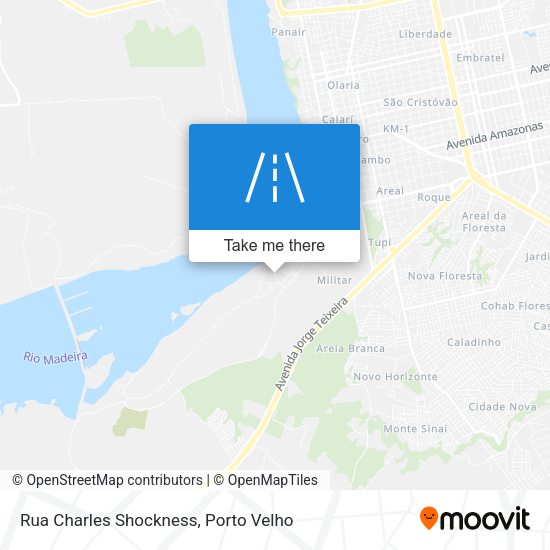 Rua Charles Shockness map