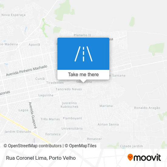 Rua Coronel Lima map