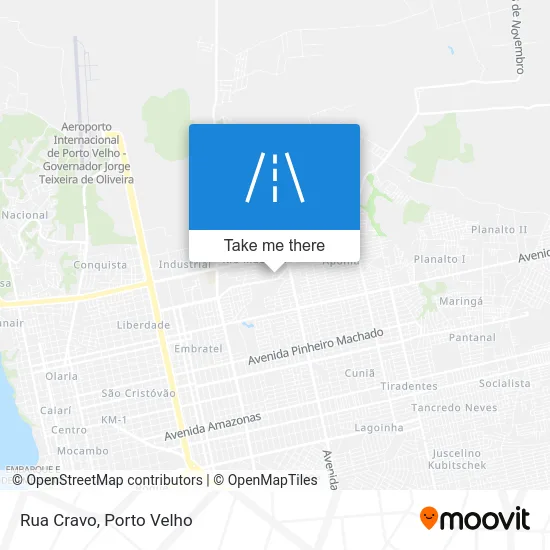 Rua Cravo map