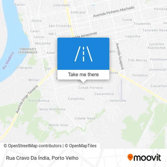 Rua Cravo Da Índia map