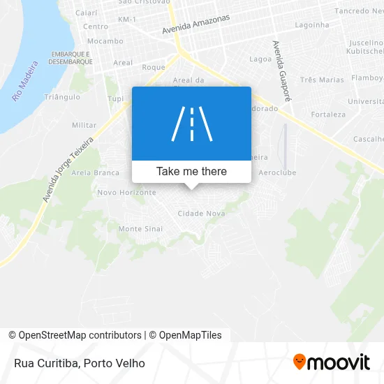 Rua Curitiba map