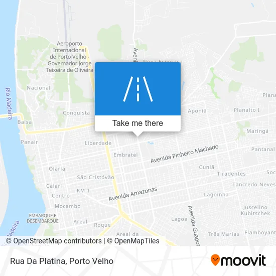 Rua Da Platina map