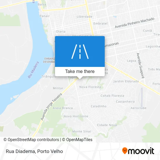 Rua Diadema map