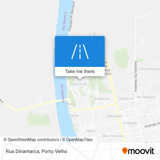 Rua Dinamarca map
