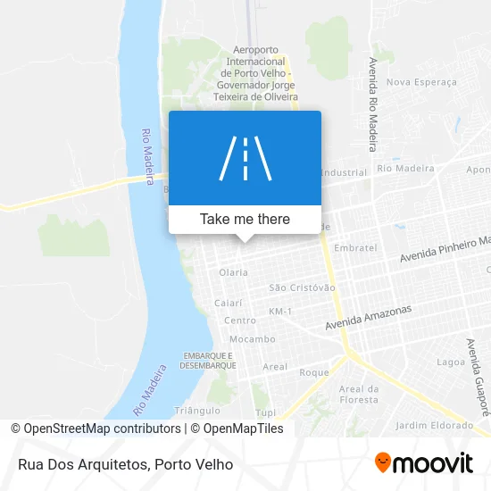 Rua Dos Arquitetos map