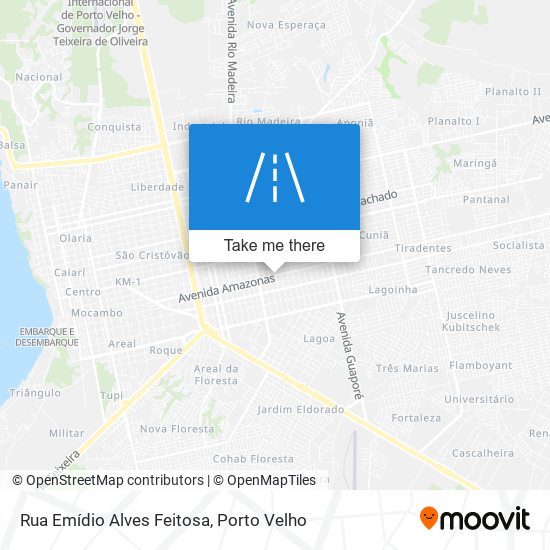 Mapa Rua Emídio Alves Feitosa