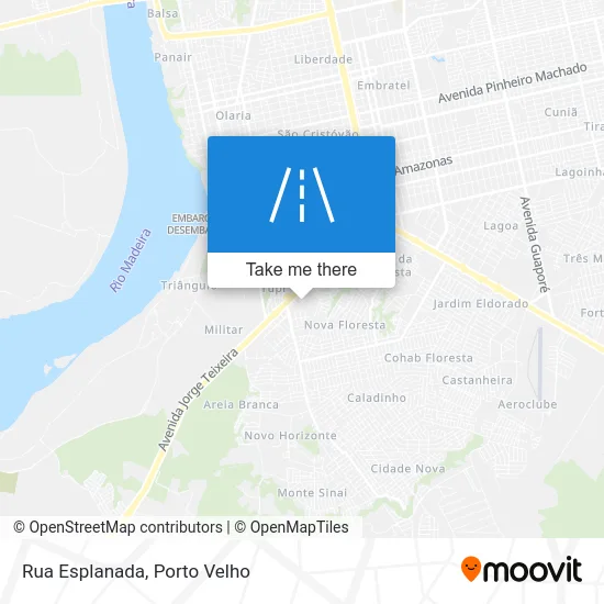 Rua Esplanada map