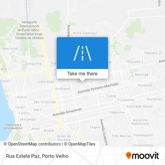 Rua Estela Paz map