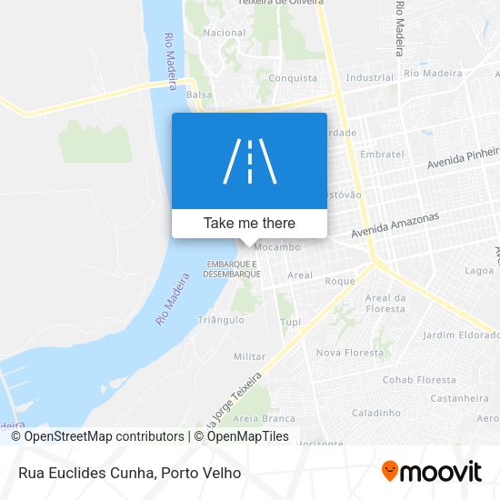 Rua Euclides Cunha map