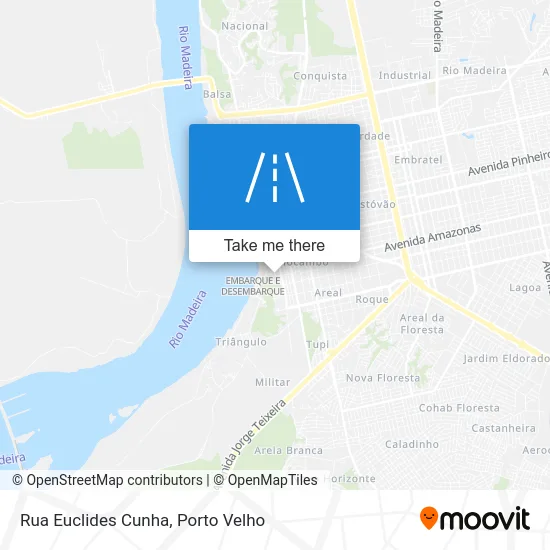 Rua Euclides Cunha map