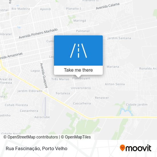 Rua Fascinação map