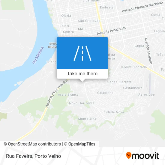 Rua Faveira map