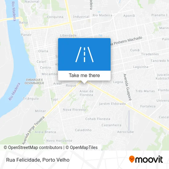 Rua Felicidade map