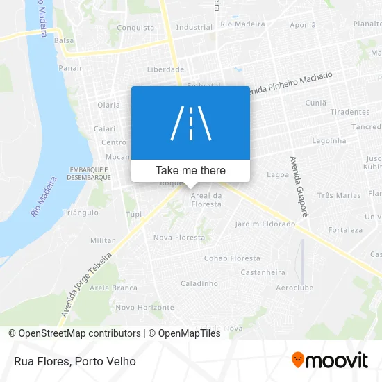 Rua Flores map