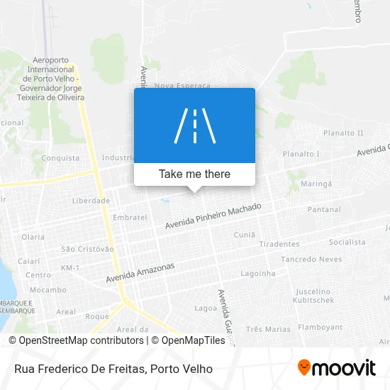 Rua Frederico De Freitas map