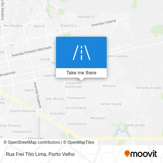 Rua Frei Tito Lima map