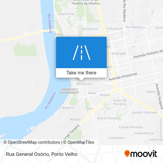 Rua General Osório map