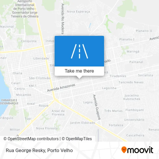 Rua George Resky map