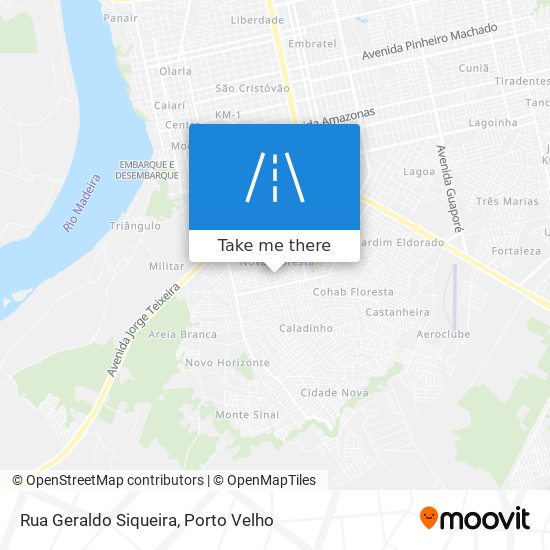 Mapa Rua Geraldo Siqueira