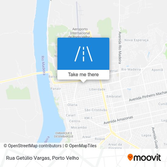 Rua Getúlio Vargas map