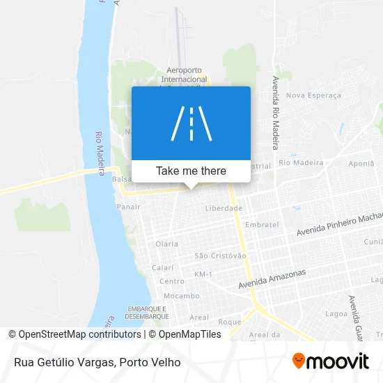 Rua Getúlio Vargas map