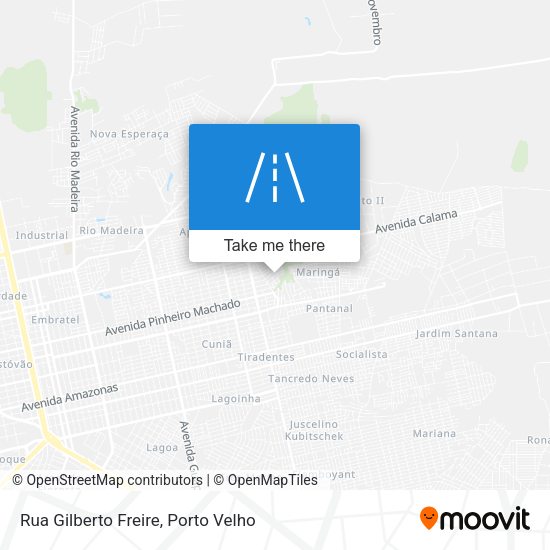 Rua Gilberto Freire map