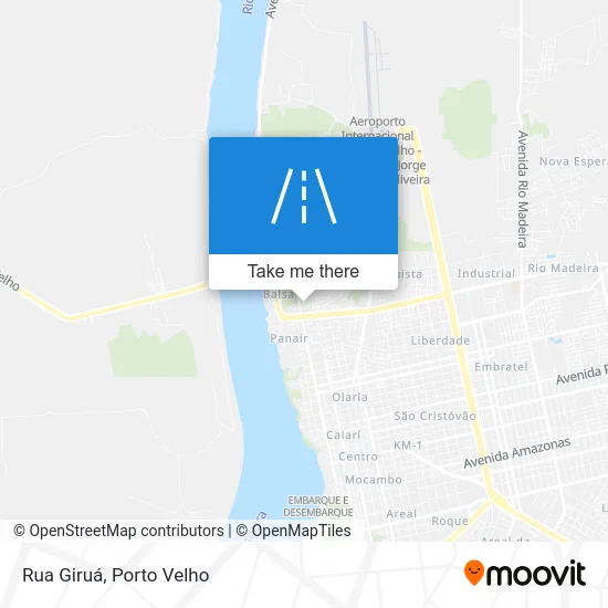 Rua Giruá map