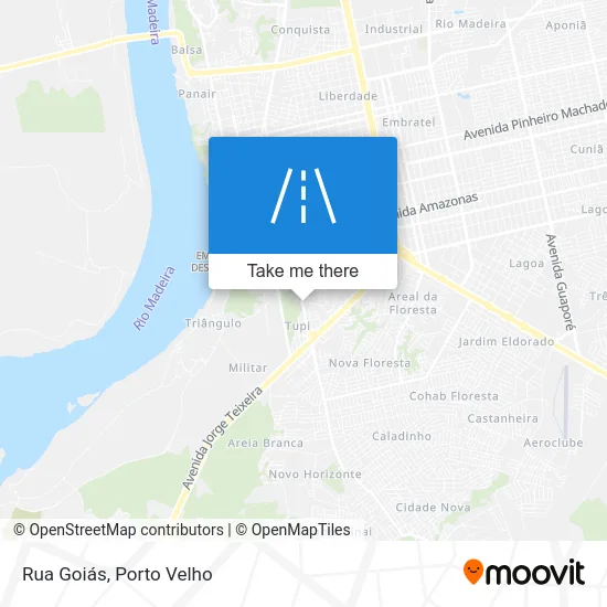 Rua Goiás map