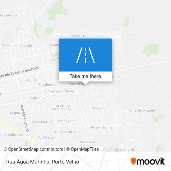 Rua Água Marinha map