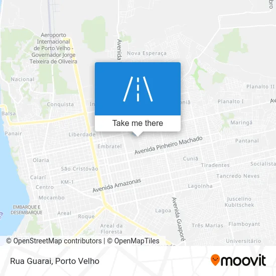 Rua Guarai map