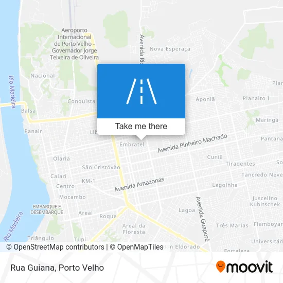 Rua Guiana map