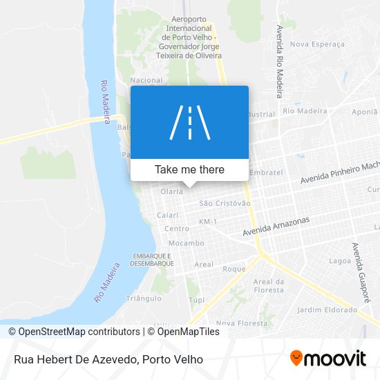 Rua Hebert De Azevedo map