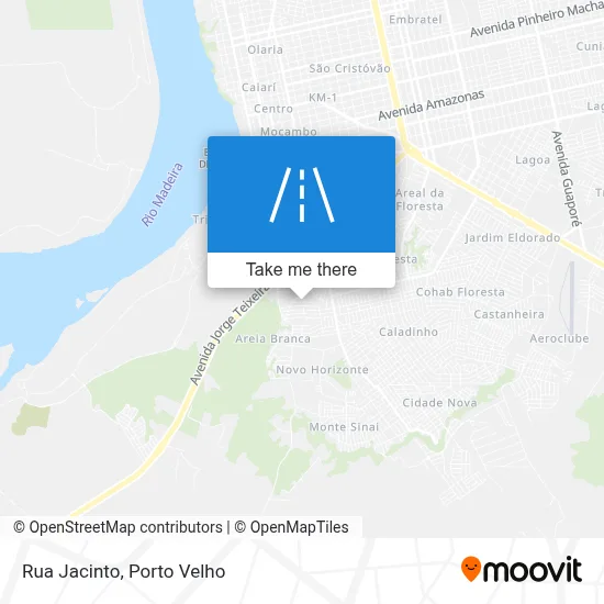 Rua Jacinto map