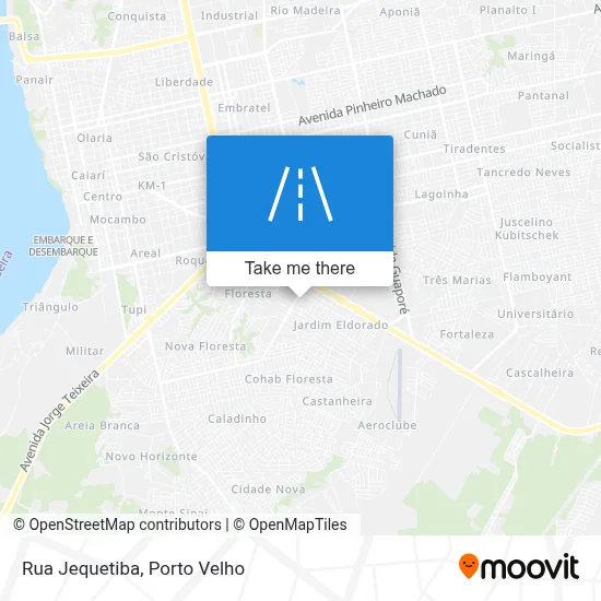 Rua Jequetiba map
