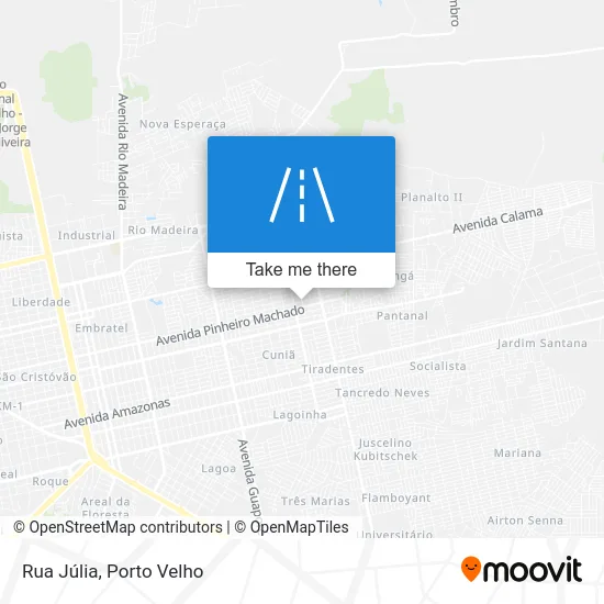 Rua Júlia map