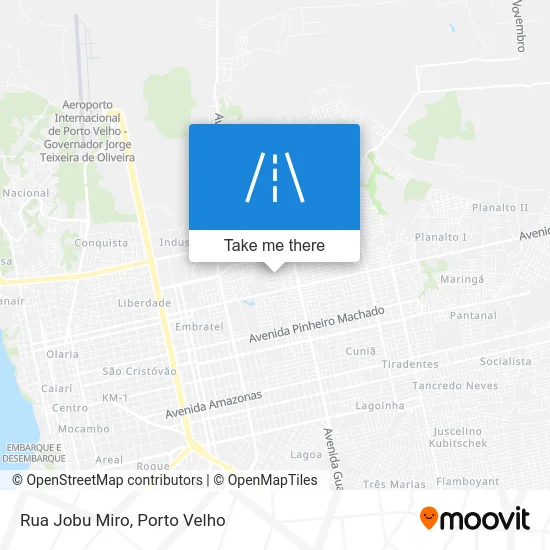 Rua Jobu Miro map