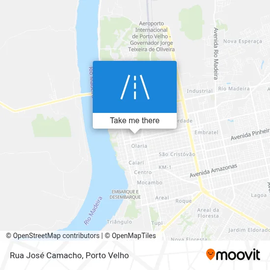 Rua José Camacho map