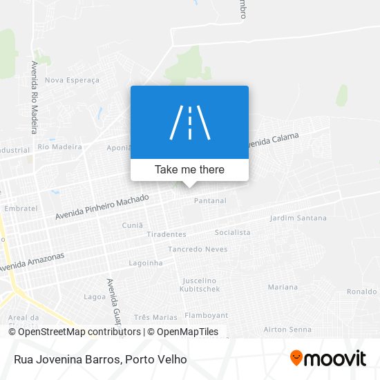 Mapa Rua Jovenina Barros