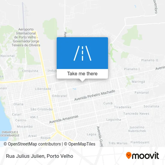 Rua Julius Julien map